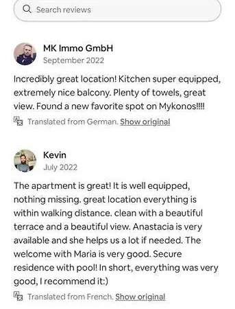 아파트 Mykonian White 2bedrooms *